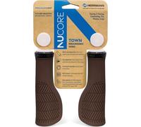 Poignées Herrmans Nucore Tour Wave 130mm, Ø 22mm, marron DD48 BL+BR