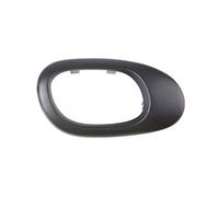 Poignées intérieures Couvercle de Cadre poignée de Porte intérieure moulure de Garniture 9119F2 9119F4 pour Peugeot 206 207 citroën C2 (Color : Black Left)