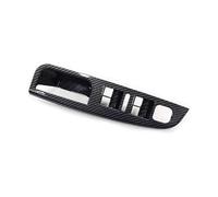 Poignées Intérieures Latérales, Garnitures Panneau Commande Commutateur Porte Fenêtre Fibre Carbone pour MK5 pour Golf 5 2005-2009 Bande Garniture Poignée Porte Intérieure