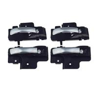 Poignées Intérieures Voiture Pour Dodge Pour Caliber Pour Compass 2007-2010 Poignée Porte Intérieure Chromée Avant Arrière Gauche Droite 1DC18SZ0AB CH1353120 Poignées Intérieures(A Set 4 Piece)