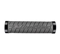 Lizard Skins Poignées Dual Lock-On Logo Gris
