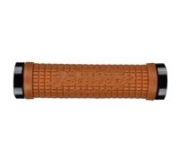 Lizard Skins Peaty Lock On Grips Orange 130 mm Gum