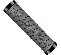 Poignées Lizard Skins Lock-On Logo 31,25 mm - longueur 135 mm, avec verrouillage, graphite