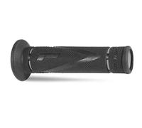 Poignées moto double densité extrémité ouverte Progrip