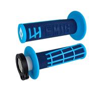 Poignées Moto ODI GRIPS EMIG 2.0 V2 Manchon à Fixation Rapide Navy/Ciano