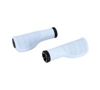 Herrmans Poignée vélo Nucore Town Wave 130 mm ergonomique Lock-On bleu pastel