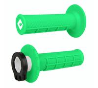 Poignées ODI GRIPS MX Half Waffle Serrage Rapide Vert Fluo