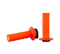 Poignées ODI Half Waffle Lock-on Orange Orange