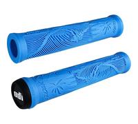 Poignées Odi Hucker Signature Sans Flasque Bleues 160Mm Pour Bmx Vélos