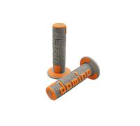 Poignées Off Road Domino A360 Gris / Orange