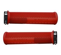 Peaty's Poignées Monarch Knurl Épaisses 138 mm Rouge