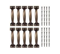 Poignées Poignee de Meuble 10Pcs Poignées d'Armoires de Cuisine Vintage Bouton de Porte Poignee Rétro en Bronze pour Armoires de C