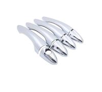 Poignées Porte Extérieure Couvercle Poignée Porte Voiture Autocollant Protection Style 4 Ou 5 Portes Accessoires Extérieurs Voiture Pour Kia Pour Forte Pour Cerato(Metallic Silver 4pcs)