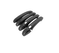 Poignées Porte Extérieure Couvercle Poignée Porte Voiture Pour Captur JB JE 2019 - 22 Décoration Pièces Extérieures Accessoires Style Voiture(Metallic Blcak 4pcs)