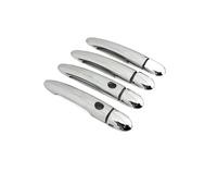 Poignées Porte Extérieure Ensemble Anti-rayures Chromé Pour Clio 3 III 2005 ~ 2012 Pièces Extérieures Style Accessoires Chromés Garniture Poignée Porte Voiture Couvercle Poignée Porte Extérieure(Metal