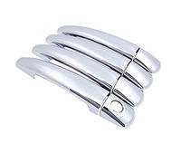 Poignées Porte extérieures Autocollant pour Citroen C3 Mk2 2010 2011 2012 2013 2014 2015 2016 4 Portes Voiture Chrome Externe Poignée Couverture Garniture Couvercle Porte poignée Voiture (Color : 1 K
