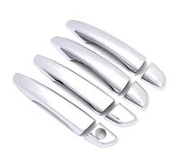 Poignées Porte Extérieures Compatible avec Peugeot pour 308 2014 2015 2016 2017 2018 2019 Modification extérieure de la voiture Garniture de décoration de couvercle de poignée de porte chromée.