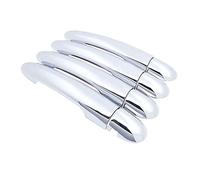 Poignées Porte Extérieures pour R&enault pour Kangoo II MK2 2008-2012 2013 2014 2015 2016 2017 2018 2019 Poignée Porte Voiture Couverture Autocollants Garniture Ensemble (Color : No Button 4 Door)