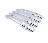 Poignées Porte Extérieures Voiture Caches-poignées Protections Autocollants Chromés Argentés Pour Camry XV40 2007-2011 housse de poignée de porte de voiture(With Smart)