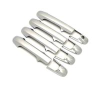 Poignées Porte Extérieures Voiture Pour Accord 7 2003-2007 Protections Autocollants Argentés/fibre Carbone housse de poignée de porte de voiture(Argent)