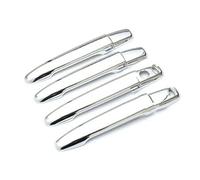 Poignées Porte Extérieures Voiture Pour Mitsubishi Pour Outlander 2013-2018 protections Capuchons Avec Trou Intelligent housse de poignée de porte de voiture(Style 1)