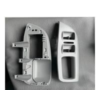 Poignées Porte Intérieure Pour Skoda Pour Octavia 2 A5 1Z1867171B 1Z1867175C X1/x2 Support Poignée Porte Intérieure Bouton Commutation Lève-vitre Garniture(1Set-Grey)