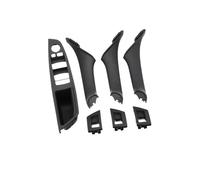 Poignées Porte Interne Voiture Panneau commutateur lève-vitre d'accoudoir porte 7 pièces garniture couvercle main intérieure pour série 5 F10 F11 F18 520 523 525 528 530 2010-2017