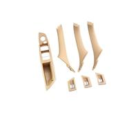 Poignées Porte Interne Voiture Panneau commutateur lève-vitre d'accoudoir porte 7 pièces garniture couvercle main intérieure pour série 5 F10 F11 F18 520 523 525 528 530 2010-2017