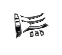 Poignées Porte Interne Voiture Panneau commutateur lève-vitre d'accoudoir porte 7 pièces garniture couvercle main intérieure pour série 5 F10 F11 F18 520 523 525 528 530 2010-2017