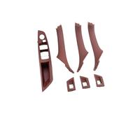 Poignées Porte Interne Voiture Panneau commutateur lève-vitre d'accoudoir porte 7 pièces garniture couvercle main intérieure pour série 5 F10 F11 F18 520 523 525 528 530 2010-2017