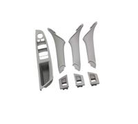 Poignées Porte Interne Voiture Panneau commutateur lève-vitre d'accoudoir porte 7 pièces garniture couvercle main intérieure pour série 5 F10 F11 F18 520 523 525 528 530 2010-2017