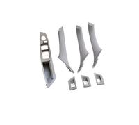 Poignées Porte Interne Voiture Panneau commutateur lève-vitre d'accoudoir porte 7 pièces garniture couvercle main intérieure pour série 5 F10 F11 F18 520 523 525 528 530 2010-2017