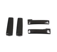 Poignées Portières Intérieures Autocollants Couverture Poignée Porte Intérieure Voiture 4 Pièces En Fiber Carbone Pour Toyota FJ Pour Cruiser 2007-2021