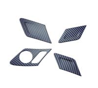 Poignées Portières Intérieures Garniture Couvercle Panneau Poignée Porte Intérieure Voiture Fiber Carbone Pour Golf 7 7.5 MK 7 2014-2020 Panneau Boutons Verrouillage Siège Porte