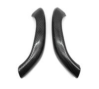 Poignées portières intérieures Kit de 2 ou 4 Garnitures de poignée de Porte intérieure et arrière pour BMW X1 X2 F48 F49 F39 2016-2020 2021 2022 Poignée Porte(Carbon Fiber 2PCS)