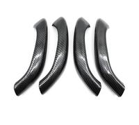 Poignées portières intérieures Kit de 2 ou 4 Garnitures de poignée de Porte intérieure et arrière pour BMW X1 X2 F48 F49 F39 2016-2020 2021 2022 Poignée Porte(Carbon Fiber 4PCS)
