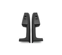 Poignées portières intérieures Lot De 2 Ou 4 Poignées Et Arrière Voiture Cadre D'accoudoir Panneau Commande Garniture Remplacement Pour Skoda Pour Superb 3TD867157 Poignée Porte Latérale(R 2PCs-Black)