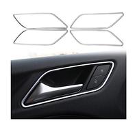 Poignées Portières Intérieures Pour A-udi Pour A3 8V 2013 2014 2015 2016-2020 4 Pièces/ensemble Style Voiture Portes Intérieures Bol Poignée Cadre Décoratif Couverture Garniture Poignée Porte Intérieu