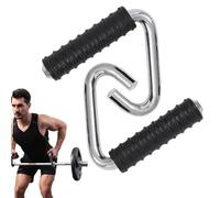 Poignées pour Barre De Traction,Crochets Légers en Forme C - Manches pour Bandes Élastiques - pour la Musculation, Les Exercices avec Barre de Musculation, Le Gym, Le Rowing, Le Squat, Hommes et
