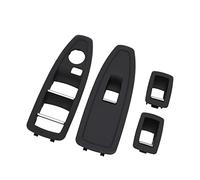 Poignées pour BMW 1 3 4 Série F20 pour F30 F31 F34 pour F35 F36 318i 320i 330i 335i Voiture Porte Intérieure Lève-vitre Interrupteur Couvercle Garniture Porte Poignée (Couleur : Black B 4PCS Set)