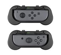 Poignées pour Contrôleurs Joy-Con Zecti, Design Ergonomique Kit Poignée de Jeu Confort pour Contrôleurs Joy-Con Nintendo Switch, 2 Pack (Noir)
