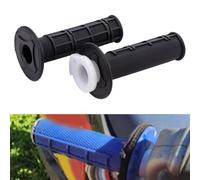 Poignées pour moto 22mm Lock-On Antidérapantes pour Dirt Bike(Black)