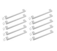 Poignées pour placards de cuisine - Barres en acier inoxydable brossé, 160 mm