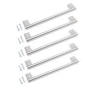 Poignées pour placards de cuisine - Barres en acier inoxydable brossé, 160 mm