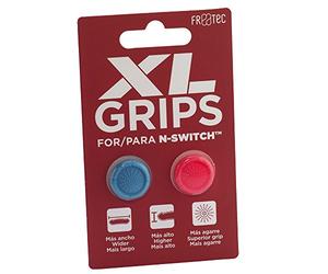 Poignées Pro XL - Bleu Fluo/Rouge Fluo (Nintendo Switch)
