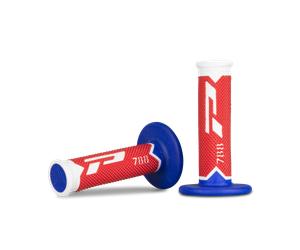 Poignées Progrip 788 Ultra mince Sans rainures Noir/Bleu Noir,Bleu