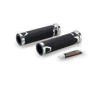 POIGNEES PUIG MODELE REVVING COULEUR ARGENT - Longueur : 123 mm.