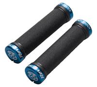 Reverse Components R-shock Lock-on Grips Noir 130 mm Black / Blue
