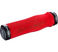 Poignées Ritchey WCS TrueGrip Locking 33 mm - longueur 129 mm, avec verrouillage, rouge