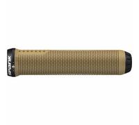 Spank Paire de poignées Spike 30 – Lock-on Ø30 mm, 145 mm – Sable